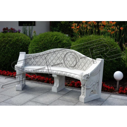 Antik Stil Stein Sessel Bank Stuhl Garten Terrase Edler Dekor Design Thron
