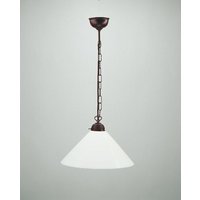 Antike Hängelampe rund Ø35 cm E27 Messing Glas blendarm Antike Hängelampe rund Ø35 cm E27 Messing Glas blendarm von Berliner Messingleuchten