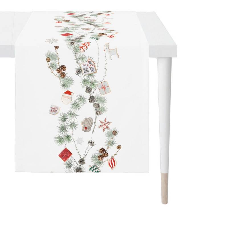 Apelt TISCHLÄUFER Grün, Rot, Weiß Apelt TISCHLÄUFER Grün, Rot, Weiß