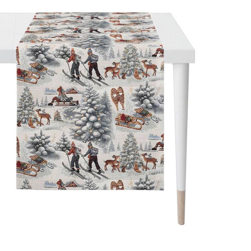 Apelt TISCHLÄUFER Braun, Hellgrau Apelt TISCHLÄUFER Braun, Hellgrau