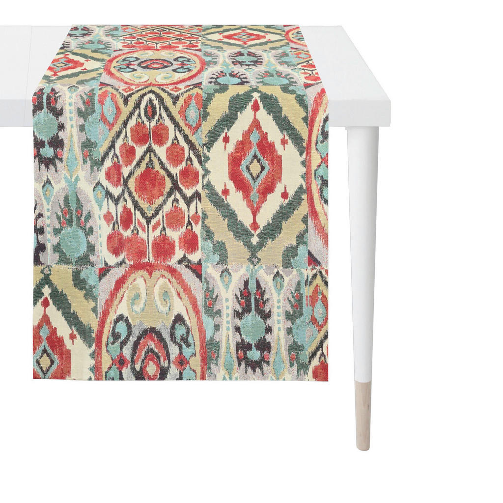 Apelt TISCHLÄUFER Rot, Hellblau, Beige Apelt TISCHLÄUFER Rot, Hellblau, Beige