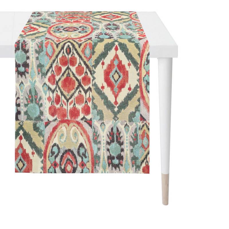 Apelt TISCHLÄUFER Rot, Hellblau, Beige Apelt TISCHLÄUFER Rot, Hellblau, Beige