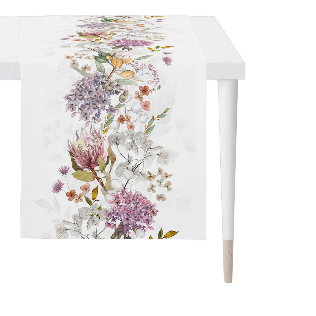 Apelt TISCHLÄUFER Weiß, Mauve Apelt TISCHLÄUFER Weiß, Mauve