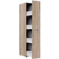 Apothekerschrank mit 4 Einsätzen MULTIRAUMKONZEPT von Wimex / Eiche Sägerau NB