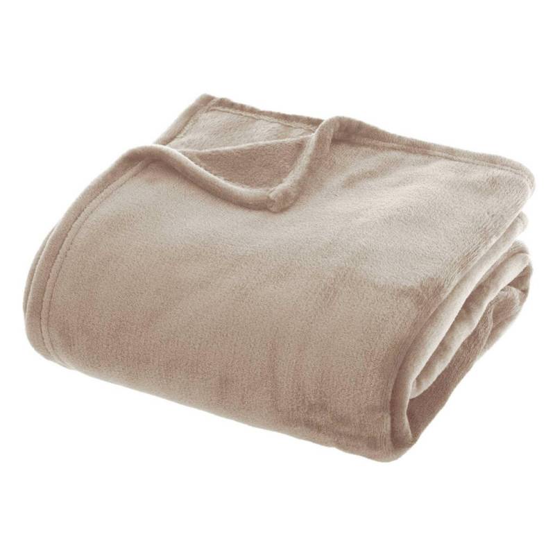 Atmosphera Createur d´interieur FLEECEDECKE Beige