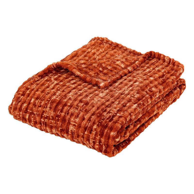 Atmosphera Createur d´interieur FLEECEDECKE Orange
