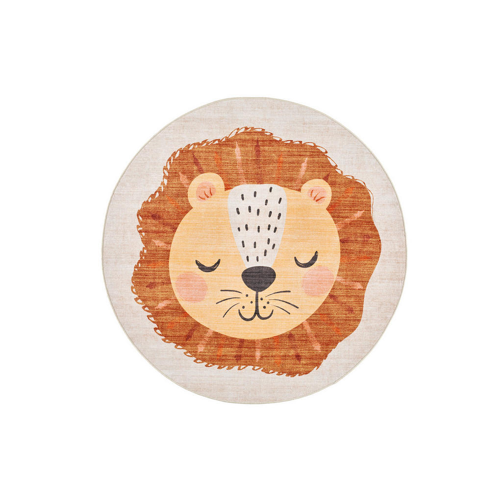 Atticgo Kinderteppich, Rost, Textil, Tiere, Rund, 120x120 cm, Oeko-Tex® Standard 100, waschbar, antistatisch, leicht zusammenrollbar, rutschfeste Unterfläche, Teppiche & Böden, Teppiche, Teppich Kinderzimmer Atticgo Kinderteppich, Rost, Textil, Tiere, Rund, 120x120 cm, Oeko-Tex® Standard 100, waschbar, antistatisch, leicht zusammenrollbar, rutschfeste Unterfläche, Teppiche & Böden, Teppiche, Teppich Kinderzimmer von Atticgo