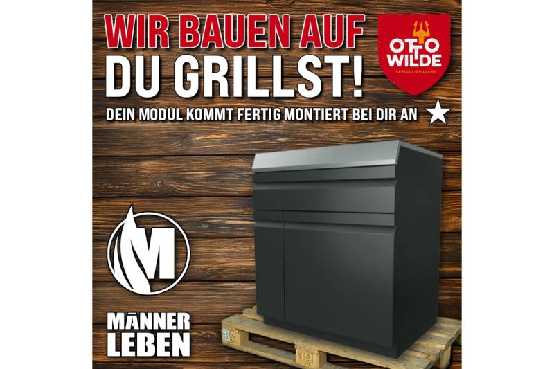 Aufbauservice OTTO WILDE Stauraummodul S32 - 1 kleine Tür + 1 große Tür