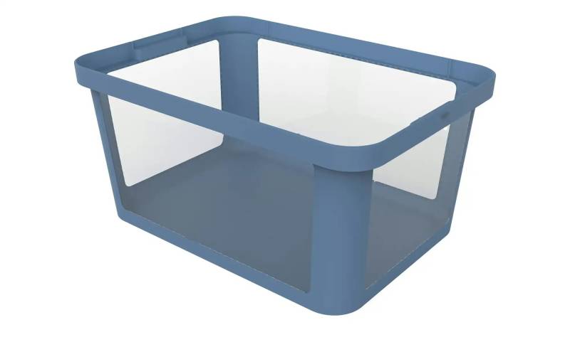Aufbewahrungsbox 45 Liter  Albris ¦ blau ¦ Kunststoff ¦ Maße (cm): B: 39 H: 26,5 Aufbewahrung > Aufbewahrungsboxen - Höffner