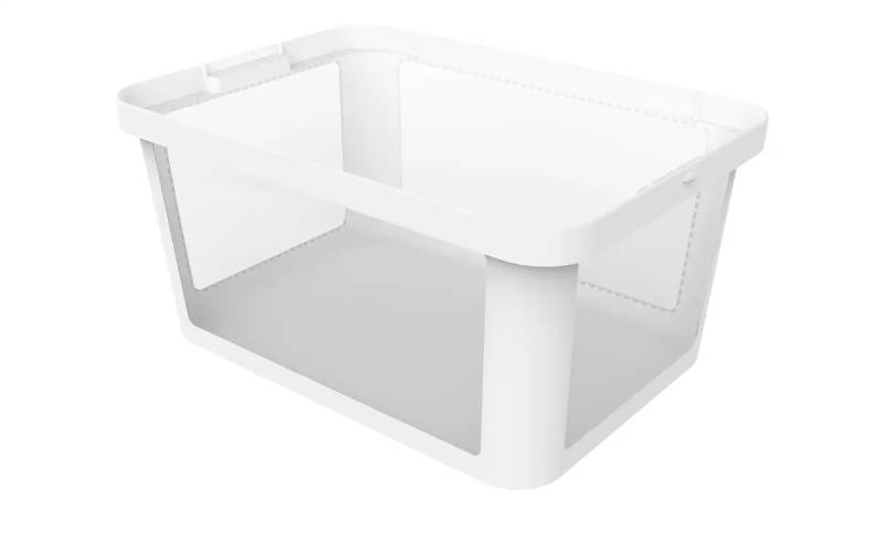 Aufbewahrungsbox 45 Liter  Albris ¦ weiß ¦ Kunststoff ¦ Maße (cm): B: 39 H: 26,5 Aufbewahrung > Aufbewahrungsboxen - Höffner