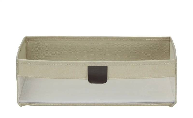 Aufbewahrungsbox faltbar   ¦ creme ¦ Maße (cm): B: 38 H: 12 T: 26.0 Aufbewahrung > Aufbewahrungsboxen - Höffner