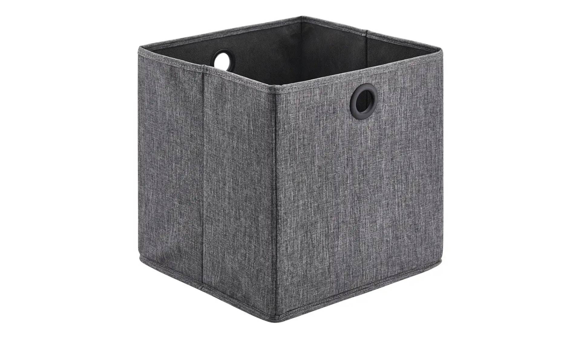 Aufbewahrungsbox   ¦ grau ¦ Polyester,Pappe ¦ Maße (cm): B: 30 H: 30 T: 30.0 Aufbewahrung > Aufbewahrungsboxen - Möbel Kraft