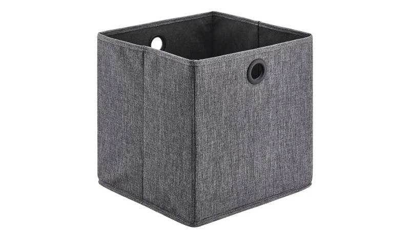 Aufbewahrungsbox   ¦ grau ¦ Polyester,Pappe ¦ Maße (cm): B: 30 H: 30 T: 30.0 Aufbewahrung > Aufbewahrungsboxen - Möbel Kraft