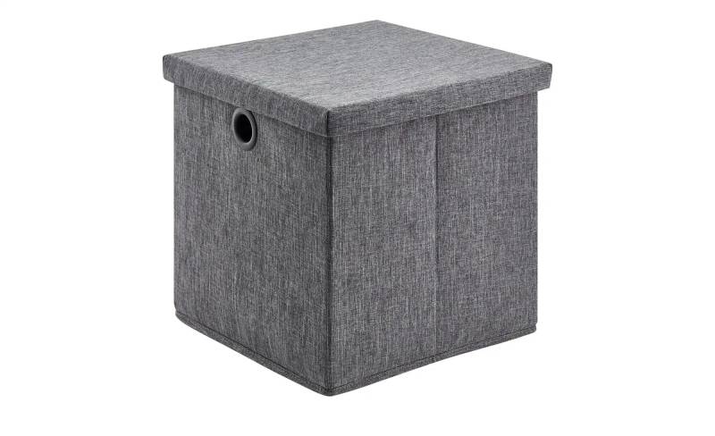 Aufbewahrungsbox   ¦ grau ¦ Polyester,Pappe ¦ Maße (cm): B: 32 H: 30 T: 32.0 Aufbewahrung > Aufbewahrungsboxen - Höffner
