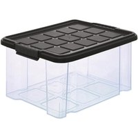 Aufbewahrungsbox mit Deckel mit Deckel mittel ca. 15 Liter ca. 41 x 29 x 21 cm transparent Aufbewahrungsbox mit Deckel mit Deckel mittel ca. 15 Liter ca. 41 x 29 x 21 cm transparent