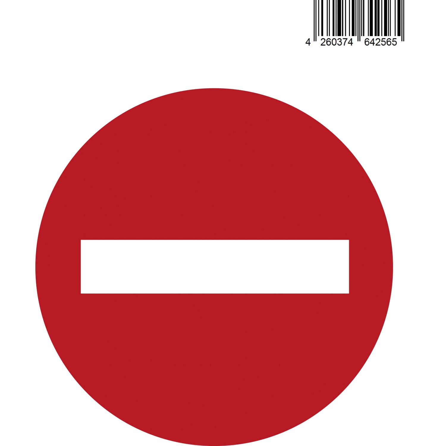 Signum Safety Signs Aufkleber Hinweisschild Durchgang verboten 14 x 12 cm Rot von Pinter Signum SSS