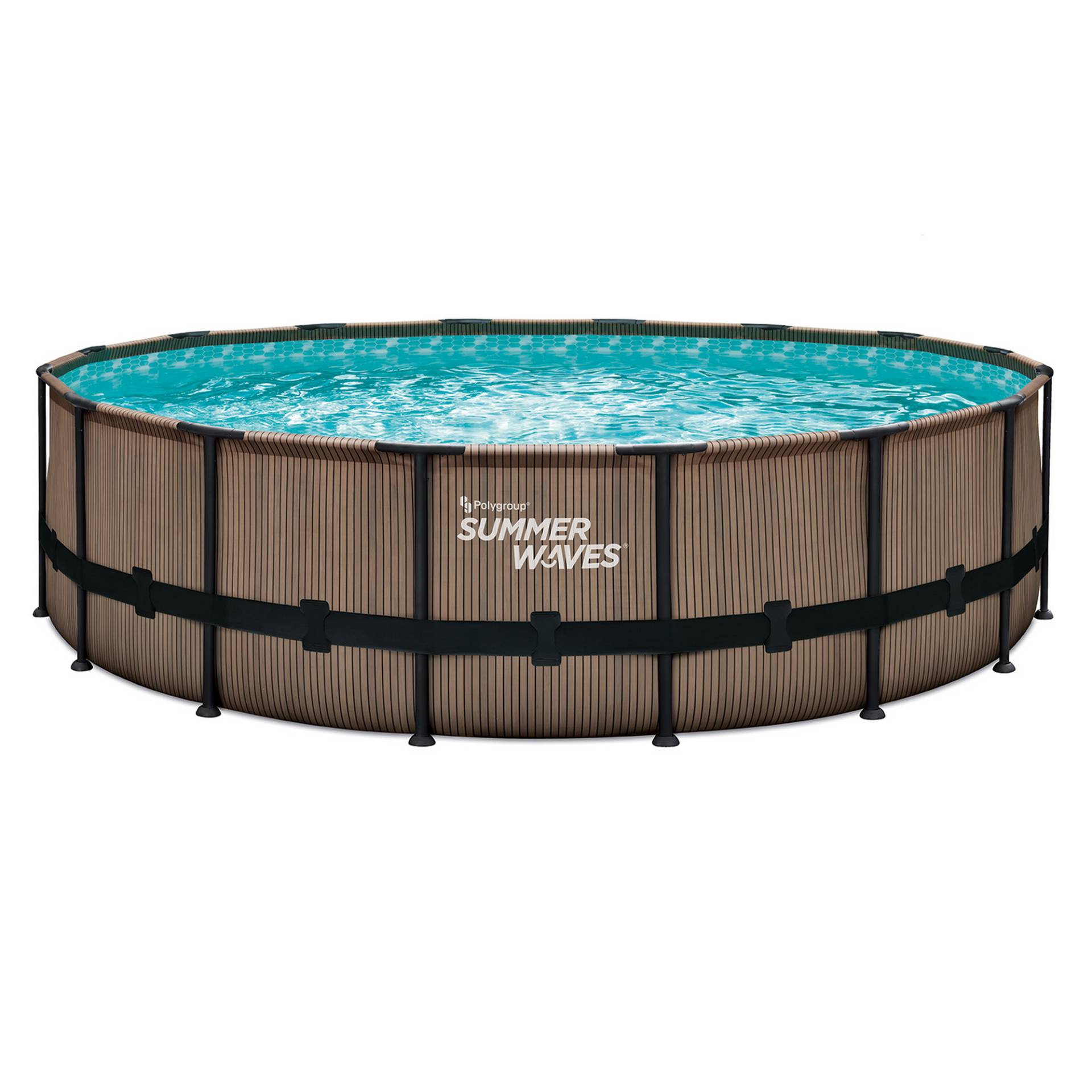 Frame-Pool-Set 'Elite Frame' Ø 488 x 122 cm mit Filterpumpe und Sicherheitsleiter Frame-Pool-Set 'Elite Frame' Ø 488 x 122 cm mit Filterpumpe und Sicherheitsleiter