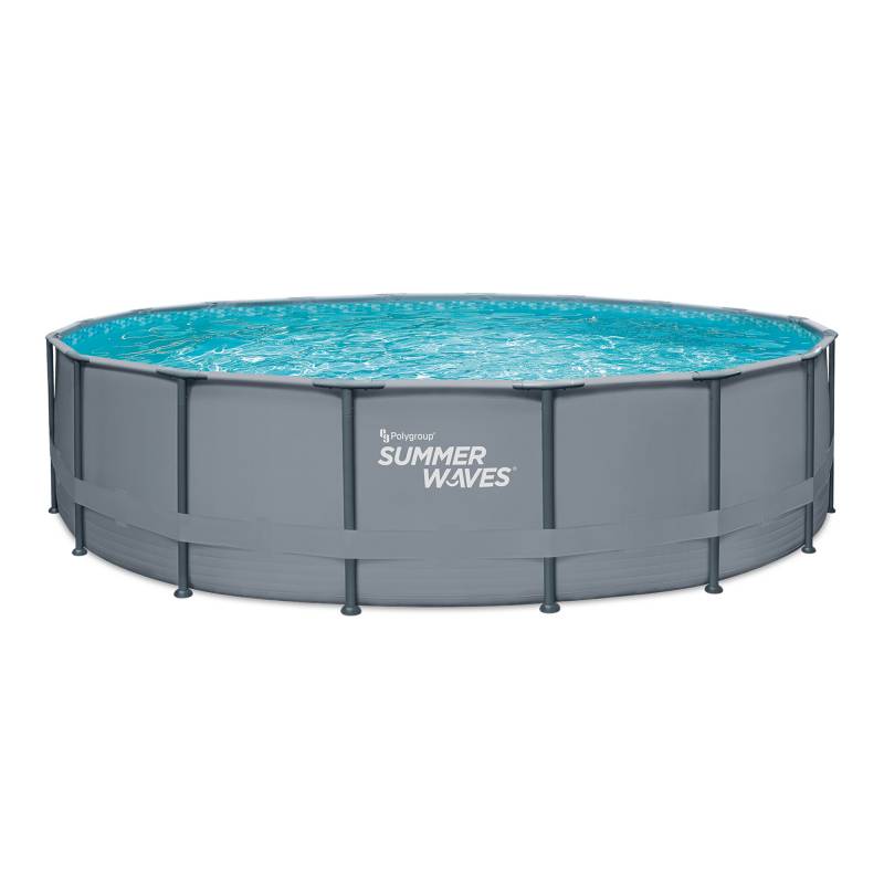 Frame-Pool-Set 'Elite Frame' Ø 549 x 132 cm mit Filterpumpe und Sicherheitsleiter