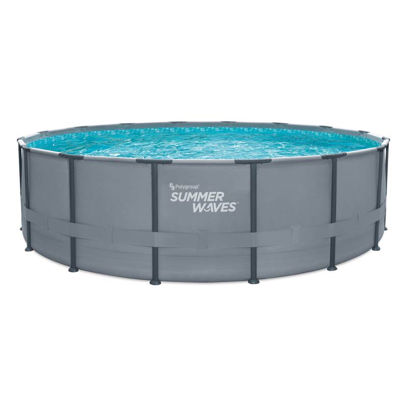 Frame-Pool-Set 'Elite' Ø 488 x 122 cm mit Einstiegsleiter und Filterpumpe