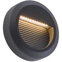 Außen Einbaustrahler LED Schwarz IP54 3000 K 100 lm Ø 11 cm von Nowodvorski