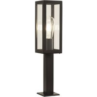 Außenlampe IP44 E27 45 cm Schwarz Glas Edelstahl Modern Außenlampe IP44 E27 45 cm Schwarz Glas Edelstahl Modern von Searchlight