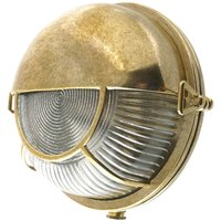 Außenlampe Wand Echt-Messing Glas E27 IP64 in Messing Außenlampe Wand Echt-Messing Glas E27 IP64 in Messing von Andromeda