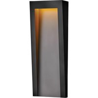 Außenlampe Wand LED IP44 H: 61 cm Schwarz eckig warmweiß Außenlampe Wand LED IP44 H: 61 cm Schwarz eckig warmweiß von ELSTEAD