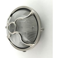 Außenlampe Wand Messing Glas E27 IP64 rund D: 17,5 cm von Andromeda