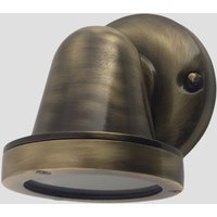 Außenlampe Wand Messing Glas H: 14 cm IP64 GU10 Downlight Außenlampe Wand Messing Glas H: 14 cm IP64 GU10 Downlight von Andromeda
