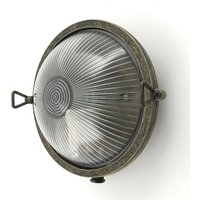 Außenlampe Wand Messing Glas rund Ø 17,5 cm IP64 E27 Außenlampe Wand Messing Glas rund Ø 17,5 cm IP64 E27 von Andromeda