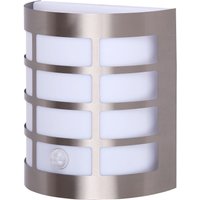 Außenlampe Wand mit Sensor blendarm IP44 in Chrom Außenlampe Wand mit Sensor blendarm IP44 in Chrom von Rabalux