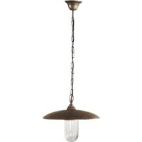 Außenlampe hängend IP44 E27 Ø 30,5 cm Echt-Messing von Ghidini Giovanni Battista