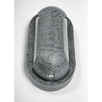 Außenleuchte Maritim Echt-Messing Glas H: 23 cm IP64 Zinn E27 von Andromeda