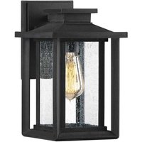 Außenleuchte Wand E27 IP44 28 cm hoch Schwarz Vintage von ELSTEAD