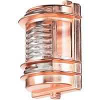 Außenleuchte Wand E27 IP64 Messing Glas in Kupfer Außenleuchte Wand E27 IP64 Messing Glas in Kupfer von Lido