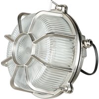 Außenleuchte Wand Maritim Echt-Messing Riffelglas E27 von Lido Light Fixture Man. LTD