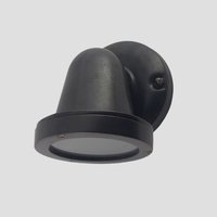 Außenleuchte Wand Messing Glas 14 cm hoch IP64 GU10 von Andromeda