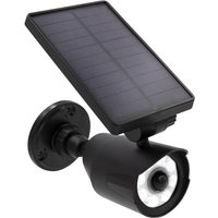 Außenleuchte mit Bewegungsmelder Panta Safe Light Solar schwarz von Mediashop