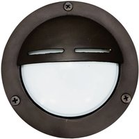 Außenleuchte rund Ø 14 cm Messing Glas G9 IP64 Maritim von Lido