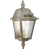 Außenwandlampe Aluminium 37 cm hoch IP43 E27 Rustikal von Ferroluce