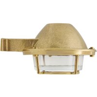Außenwandlampe Messing massiv Glas 14 cm breit IP64 E27 Außenwandlampe Messing massiv Glas 14 cm breit IP64 E27 von Andromeda
