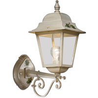 Außenwandleuchte Aluminium 44 cm hoch IP43 E27 Rustikal von Ferroluce