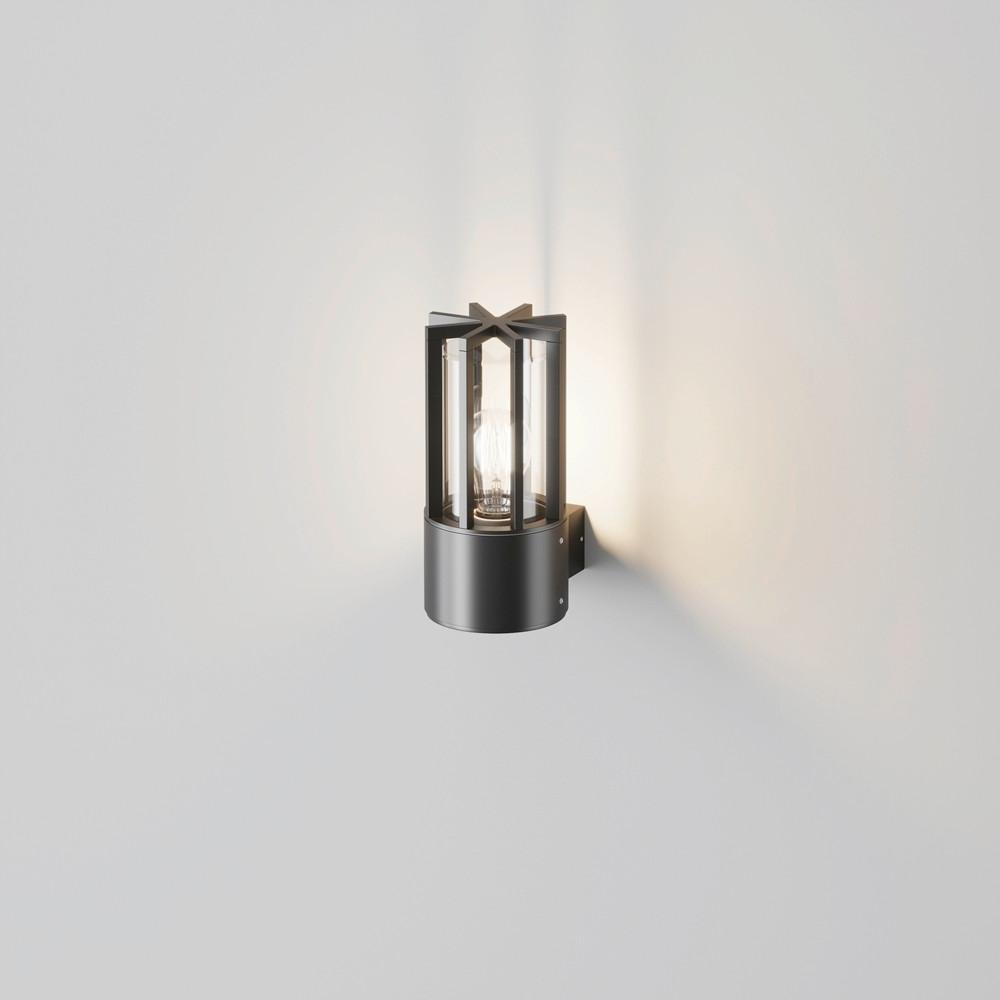 Außenwandleuchte Barrel Graphitfarben max. 15 Watt Wandlampe