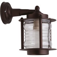 Außenwandleuchte Glas Echt-Messing E27 IP23 H: 24 cm Außenwandleuchte Glas Echt-Messing E27 IP23 H: 24 cm von Lido