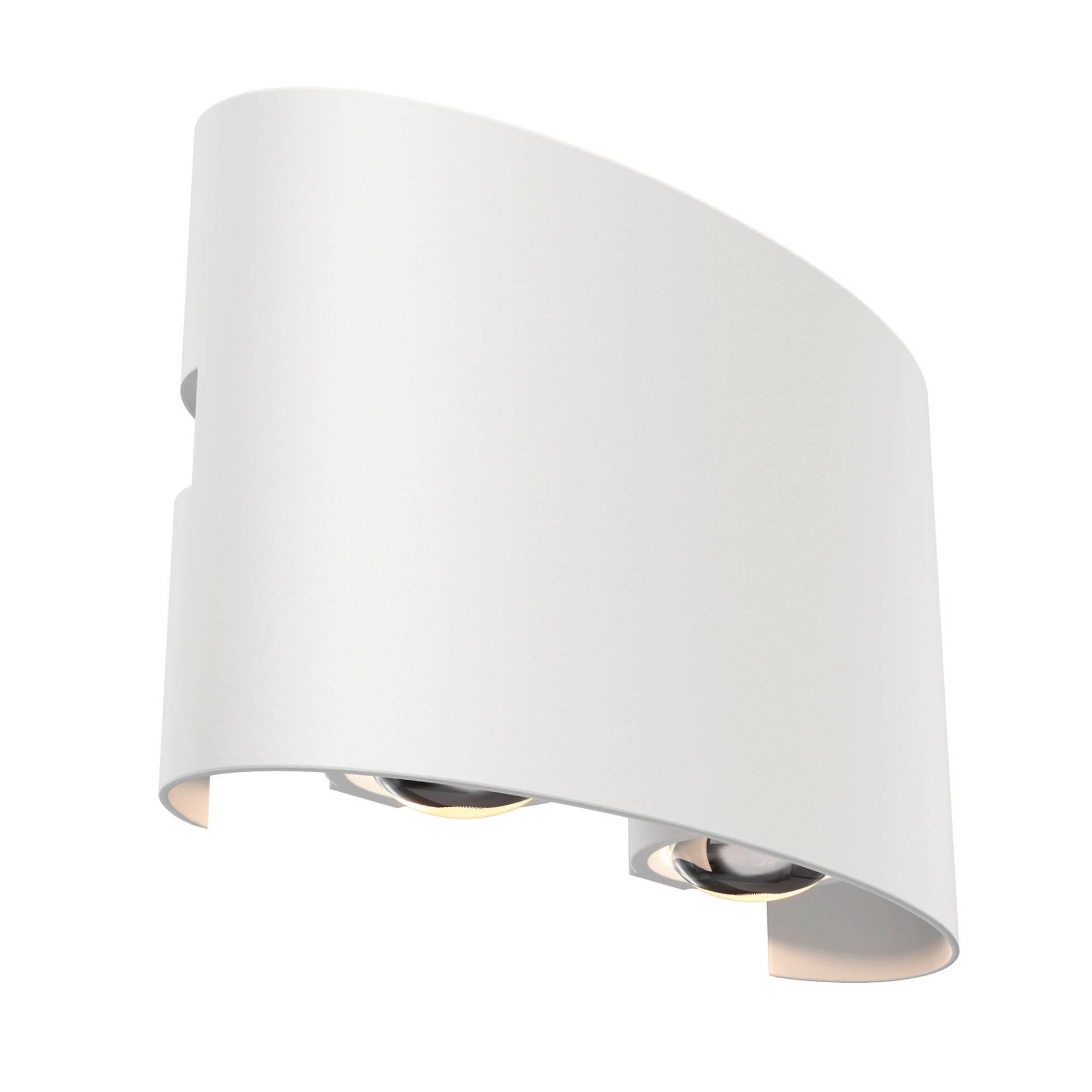 Außenwandleuchte Strato Weiß max. 4 Watt Wandlampe