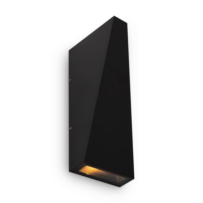 Außenwandleuchte Times Square Schwarz max. 6 Watt Wandlampe