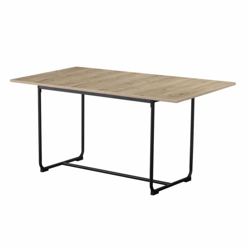 B&D Home ESSTISCH Eiche San Remo, Schwarz