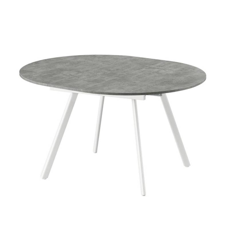 B&D Home ESSTISCH Grau, Weiß