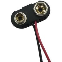 Markenartikel - batterieclip für 1 x 9 v-batterie ('t'-typ) von MARKENARTIKEL