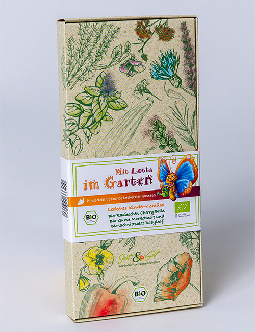 BIO-Kinder-Saatgut-Box  'Lottas leckeres Kindergem?se'